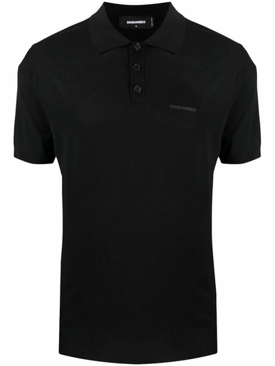Dsquared2 Polo Shirt In Black