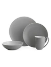 Nambe Pop Collection By Robin Levien 4-piece Place Setting In Grey