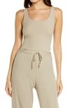 Skims Soft Lounge Tank In Taupe