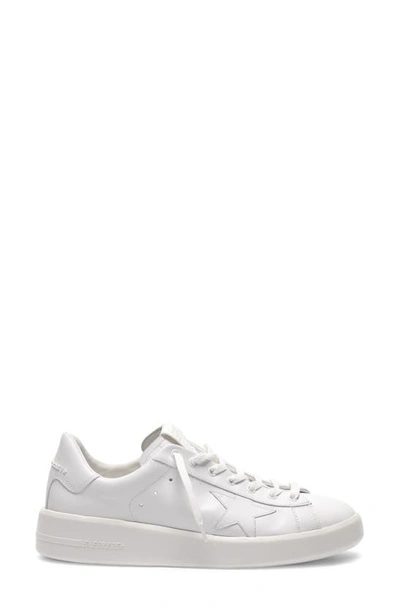Golden Goose Pure Star Low Top Sneaker In Optic White