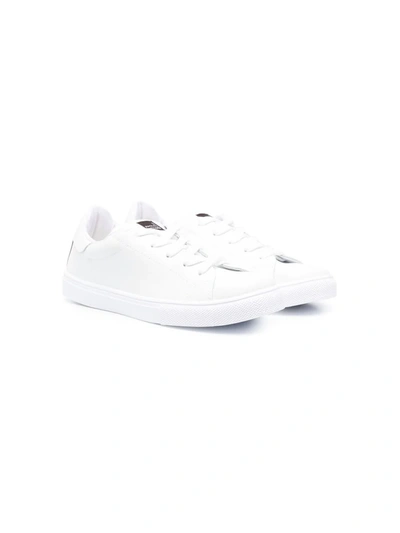 Paolo Pecora Low-top Leather Trainers In White