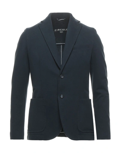 Circolo 1901 Suit Jackets In Dark Blue