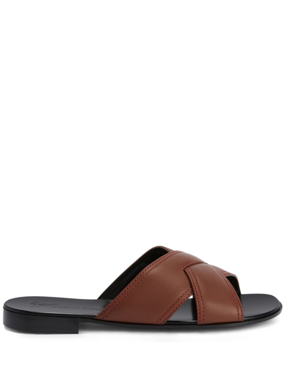 Giuseppe Zanotti Sandals In Brown