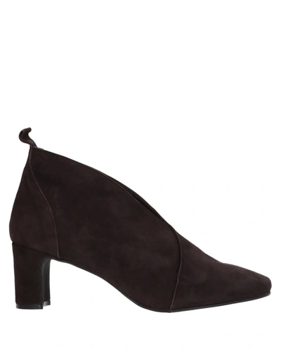 Daniele Ancarani Ankle Boots In Dark Brown