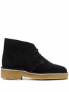 Clarks Originals Lace-up Ankle Boots In Black