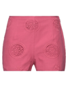 Charo Ruiz Ibiza Woman Shorts & Bermuda Shorts Garnet Size M Viscose In Pink