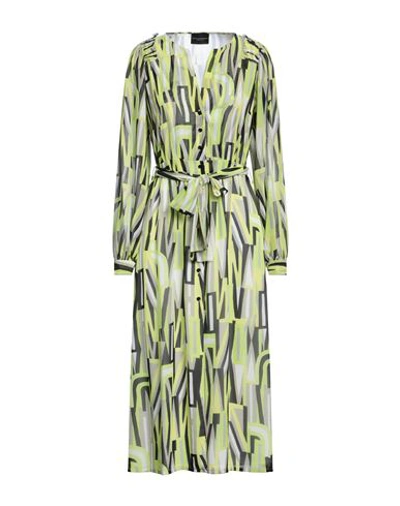 Atos Lombardini Midi Dresses In Green