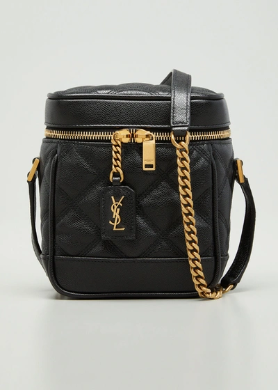 Saint Laurent 80s Vanity Bag Shoulder Bag In Black