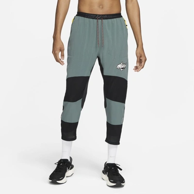 Nike Phenom Elite Wild Run Men's 7/8 Woven Running Pants In Hasta
