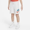Nike Kids' Sportswear Club Athletic Shorts (big Boy) In Birch Heather