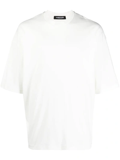 Costumein Layered-panel T-shirt In White