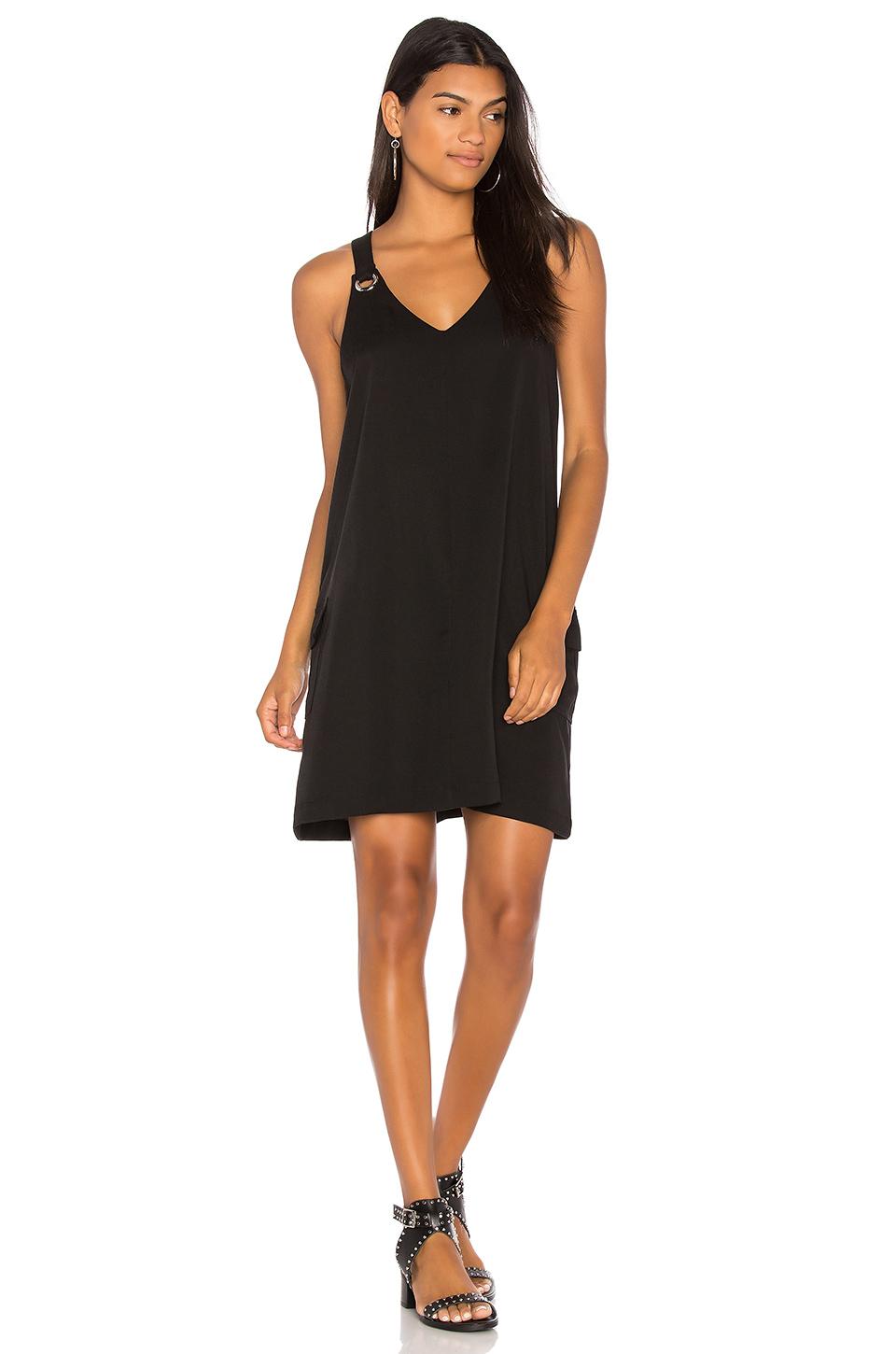 Bobi Black Grommet Tank Dress ModeSens