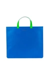 Comme Des Garçons Slim Tote In Blue