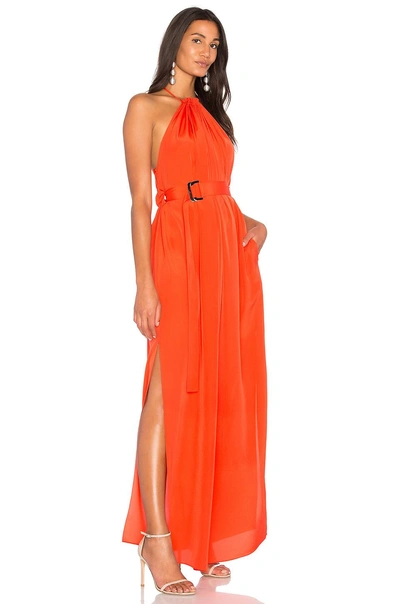 Aq/aq Spencer Maxi Dress In Orange