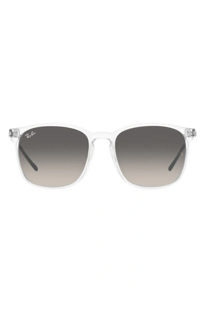 Ray Ban Unisex Light Grey Gradient Square Sunglasses Rb4323 644732 51 In Grey