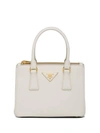 Prada Galleria Saffiano Mini Tote Bag In White