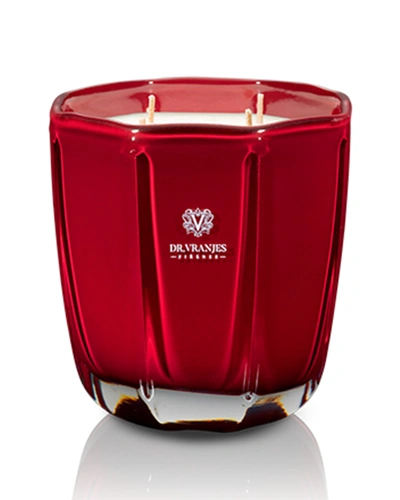 Dr Vranjes Firenze Rosso Nobile Scented Candle, 500g In Red