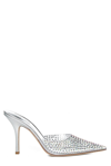 Paris Texas Hollywood Embellished Pvc Mules In White