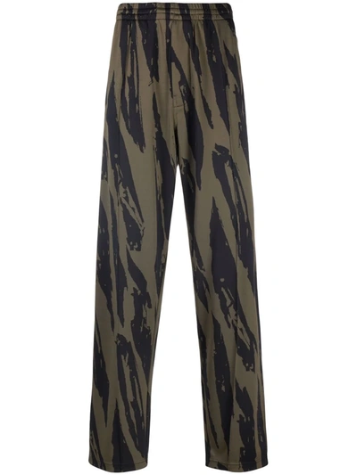 Kenzo All Over Printed Track Pants In Bronze