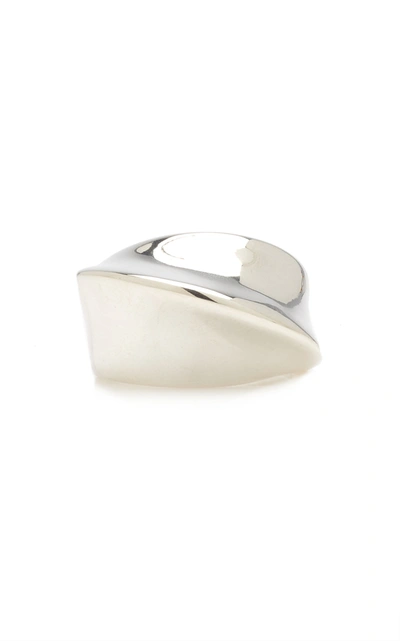 Agmes Women's Twist Sterling Silver Ring