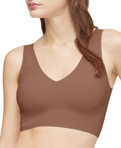 Calvin Klein Invisibles Comfort V-neck Comfort Bralette Qf4708 In Mink