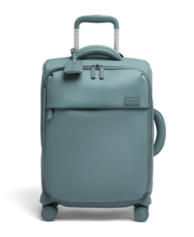 Lipault Lost In Berlin 21" Cary-on Spinner Suitcase In Pebble Blue