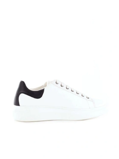 Guess Men's White Leather Sneakers