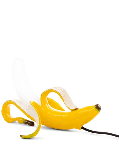 Seletti Banana 玻璃台灯 In Yellow