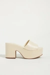 Larroude Women's Miso Slip On Platform Sandals In Beige