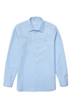 Lacoste Slim Fit Poplin Button-up Shirt In Overview