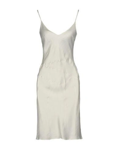 John Galliano Short Dress In White