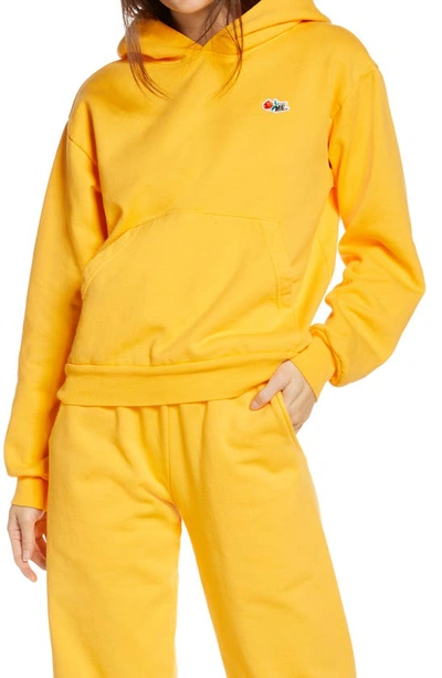 Melody Ehsani Heavy Fleece Hoodie In Saffron