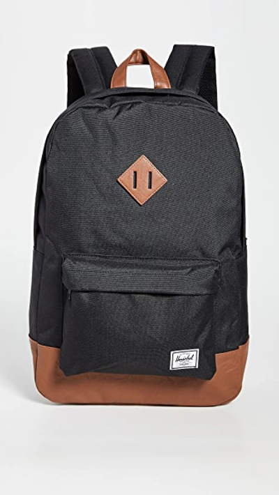 Herschel Supply Co Heritage Backpack In Black/tan