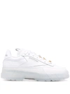 Reebok Cardi B Club C Low-top Leather Sneakers In Footwear White/footwear White