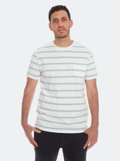 Px Nick Striped Tee In White
