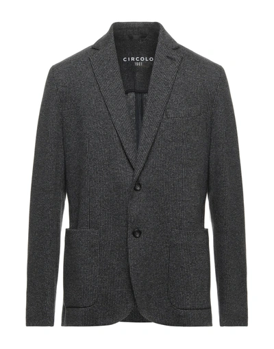 Circolo 1901 Suit Jackets In Steel Grey