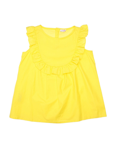 Il Gufo Kids' Blouses In Yellow