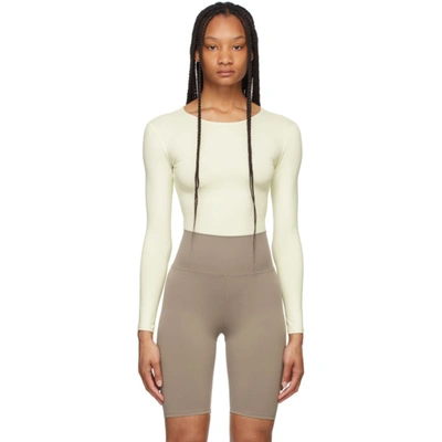 Norba Off-white Flow Bodysuit In Ivory