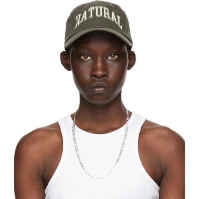 Museum Of Peace And Quiet Ssense Exclusive Green 'natural' Cap In Forest