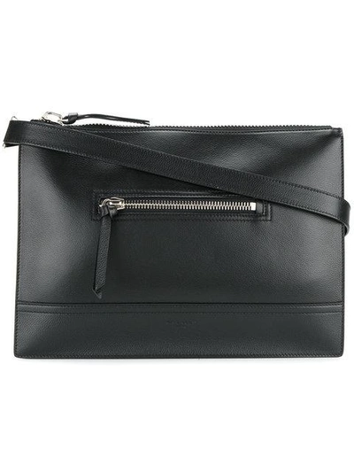 Givenchy Zip Feature Shoulder Bag - Black