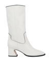 Alberta Ferretti Knee Boots In White