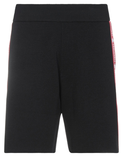 Dsquared2 Man Shorts & Bermuda Shorts Black Size Xxl Wool, Elastane