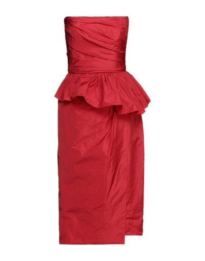 Max Mara Knee-length Dresses In Red