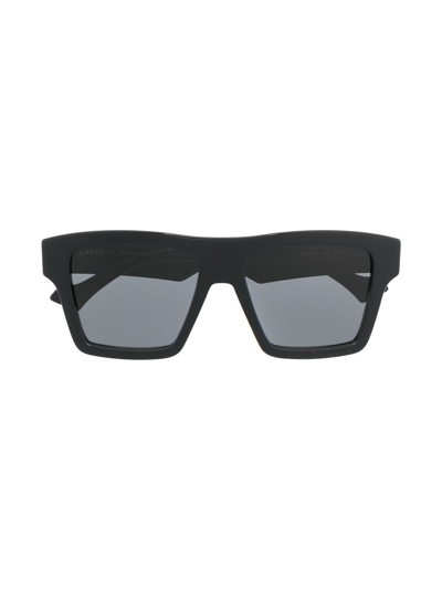 Gucci Square-frame Tinted Sunglasses In Black
