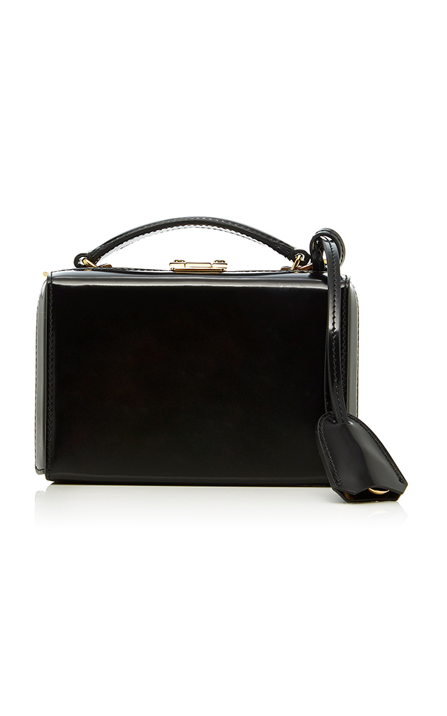 Mark Cross Grace Mini Leather Box Bag | ModeSens