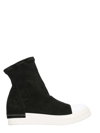 Cinzia Araia Stretch Slip Black Sneakers