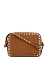 Valentino Garavani Rockstud Mini Bag In Brown