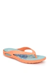 Soul Naturalizer Affinity Womens Eco Friendly Natural Comfort Thong Sandals In Coral
