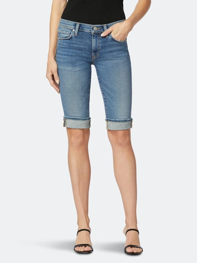 Hudson Jeans Amelia Mid-rise Short In Blue