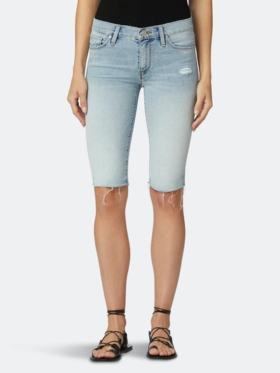 Hudson Jeans Amelia Mid-rise Short In Blue